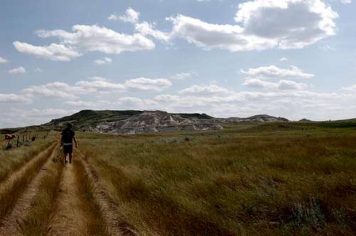 Trail to White Butte, ND