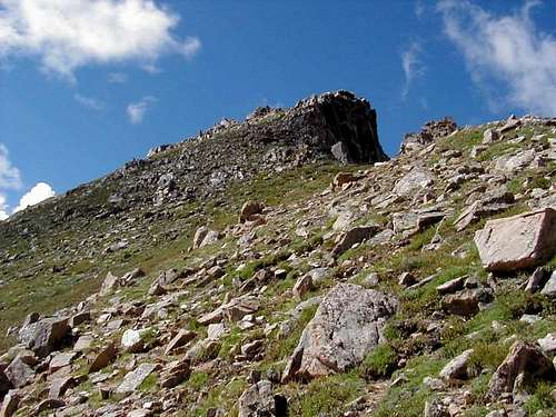 Casco's lower north ridge
