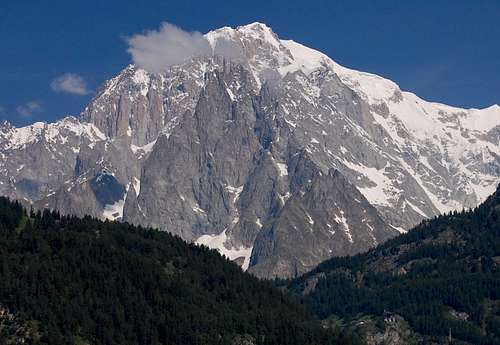 Mont Blanc - Italian side 2010