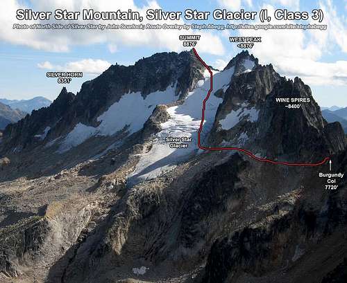 Silverstar Glacier Route Photo Overlay