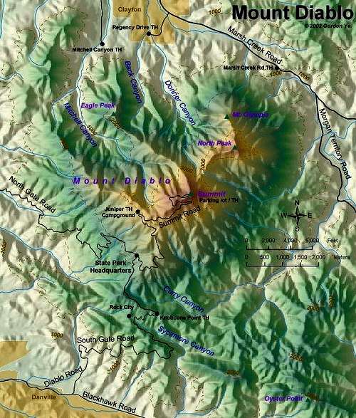 Mount Diablo massif: its...
