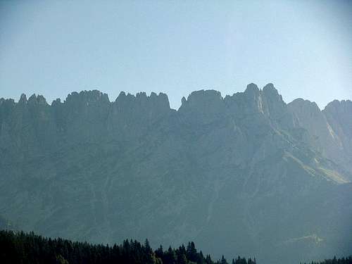 First views of Kaiser Gebirge