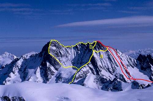 S-face Couloir and SE-ridge (Normal way)