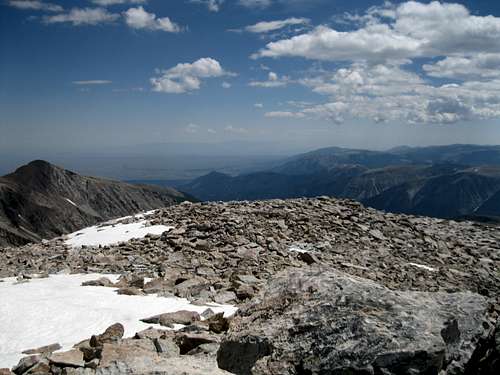 view off the east peak