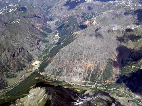 Galena Mountain aerial photo