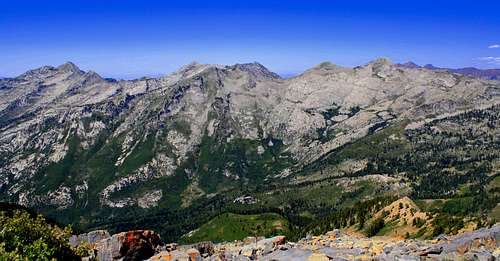 The Alpine Ridge from Box Elder Peak