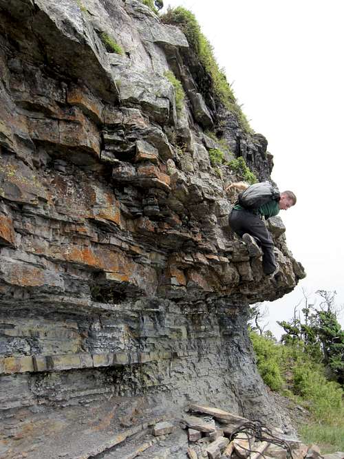 Crux on Normal Route
