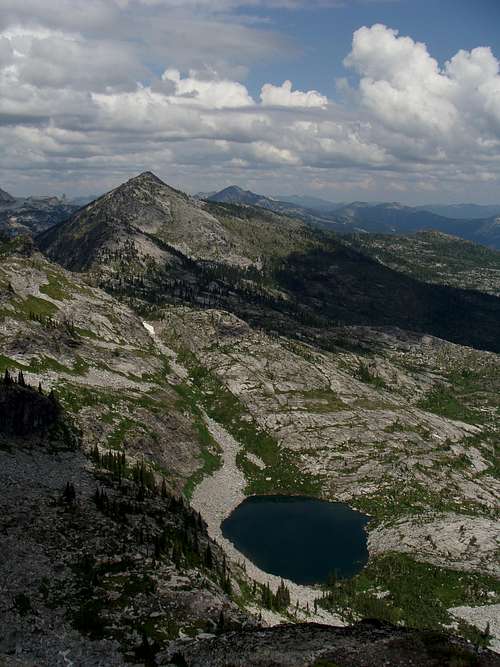 Fault Lake From Hunt Peak