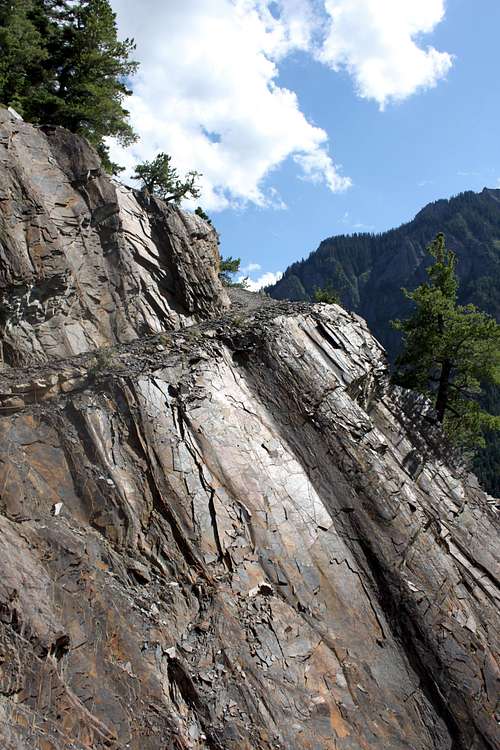 The slate section of the trail