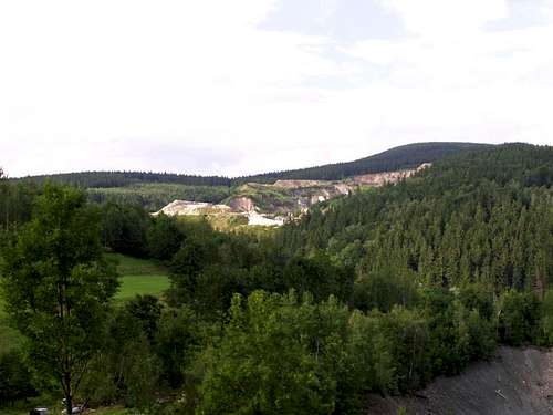 Dolomite quarry...