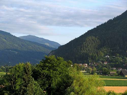 View to Norische Alpen