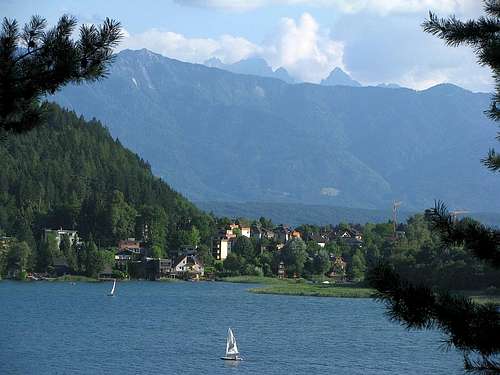 Julian Alps rising above Karawanken