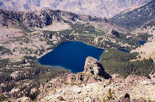 This is Baldy Lake as viewed...