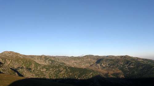 Magnificent panorama of the Parâng Mountains