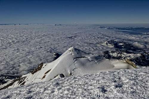 Shot from Summit on Mt Baker