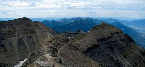 View south from summit