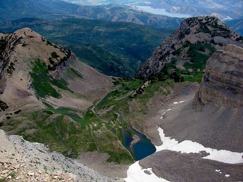 View east from summit