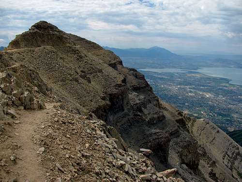 Timpanogos above Utah Valley