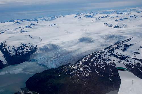 Aerial of Glacier