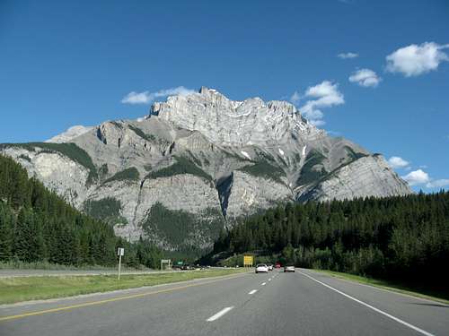 Cascade Mountain from the highway