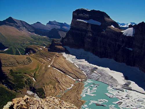 Mount Gould above Grinnell Glacier