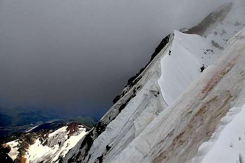 Ushba summit ridge