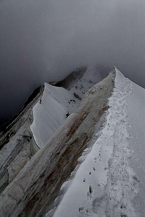 Ushba summit ridge