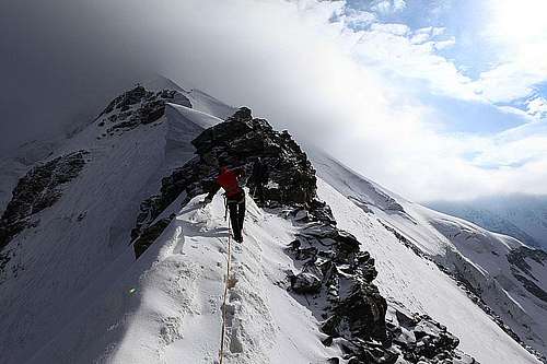 Tetnuld Summit ridge
