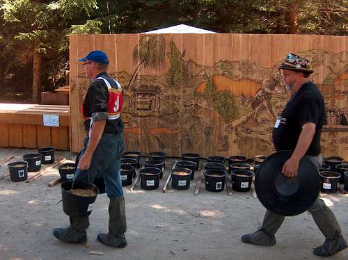 World championships of gold-panning in Zlaté Hory