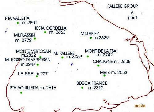 The area of the Fallere Group...