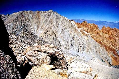 Mt. Emerson and Piute Crags from Mount George Davis 12,691'