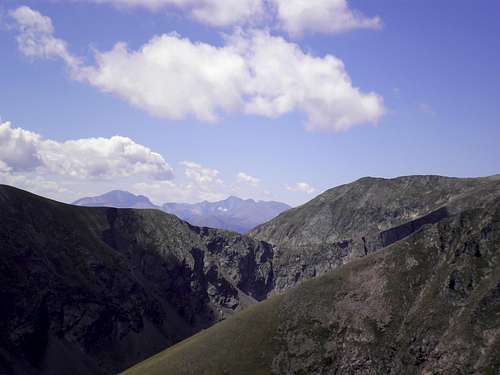 Blanca Group in southern distance