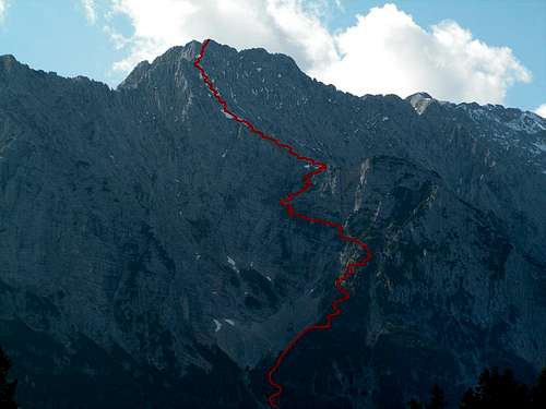 Gamsanger route