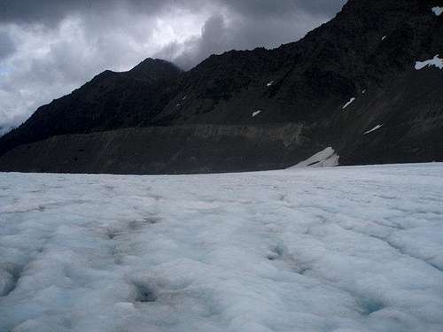 Lateral Moraine on Blue Glacier