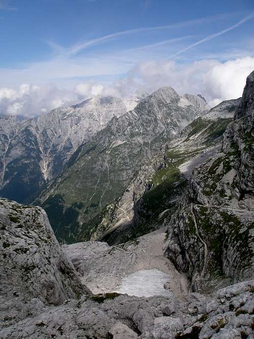 A path towards the Trenta valley