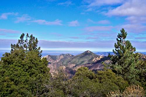 View of Zaca Peak from the top