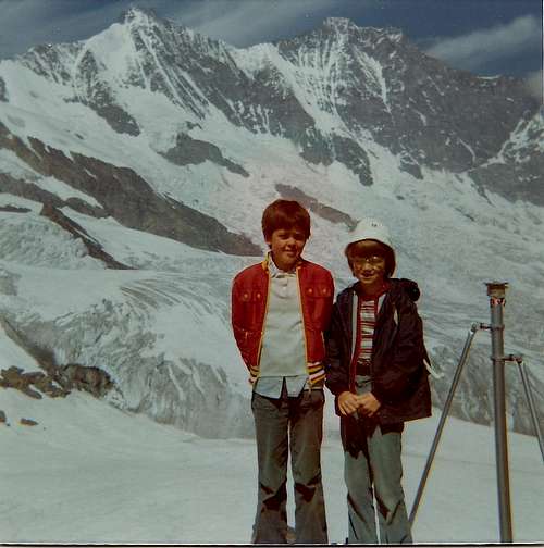Summer 1974 - me and a friend...
