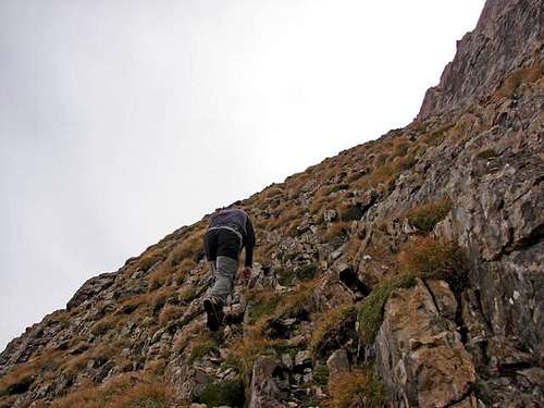 Climbing Diente de Llardana