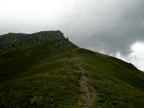 Within sight of the summit