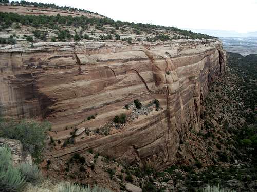 Curving Canyon Wall