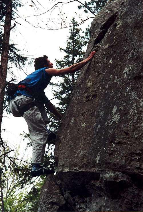Rockclimbing in the Wienerwald, by Dorota