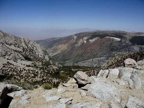 View northeast from the summit