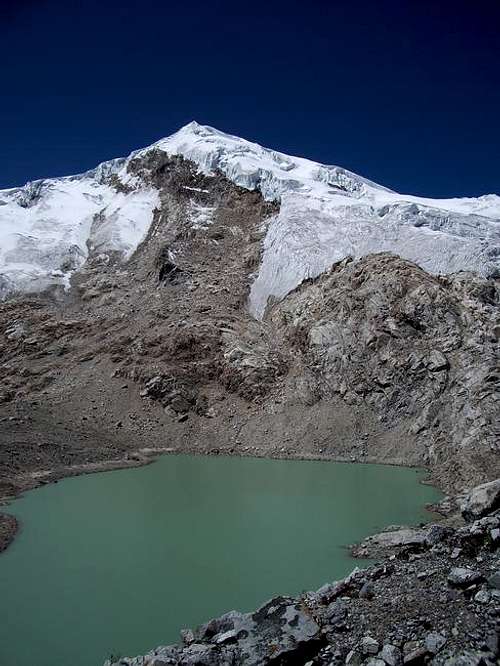 The north face of Nevado...