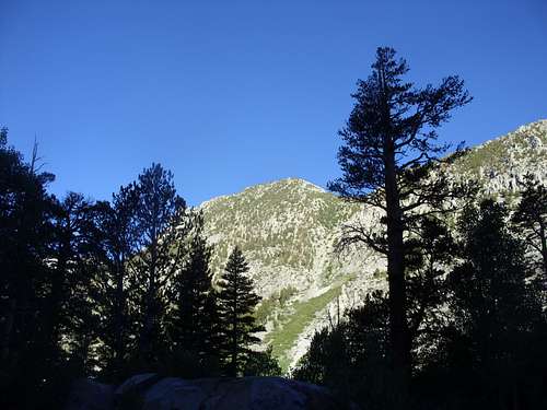 Point 11938 from the Bishop Pass Trailhead