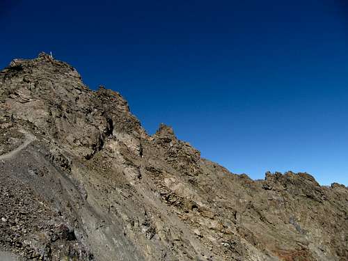 The Rocky summit at 3161m