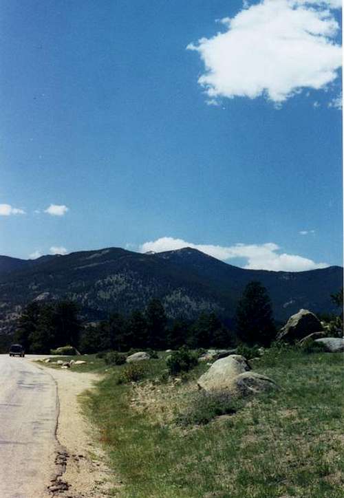 Part of Tombstone Ridge which...