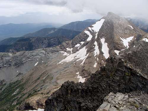Snowshoe Peak From A Peak