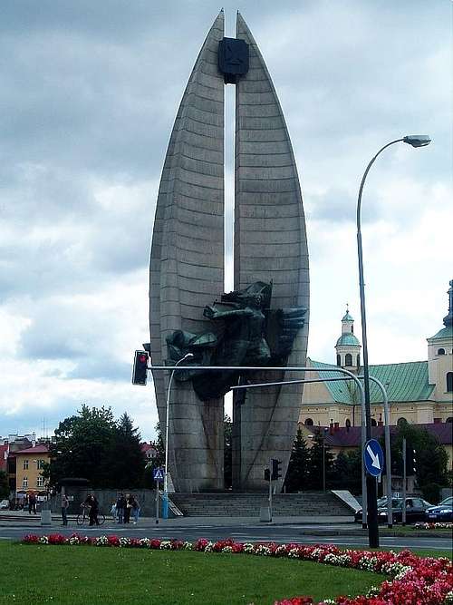 Monument in Rzeszów, Poland