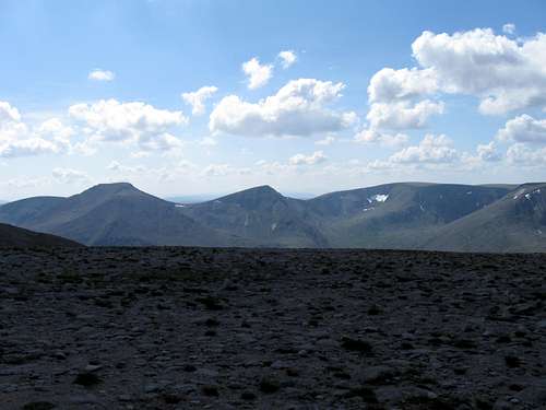 Cairn Toul, The Angel's Peak and Breariach