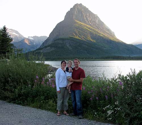 Swiftcurrent Lake family photo